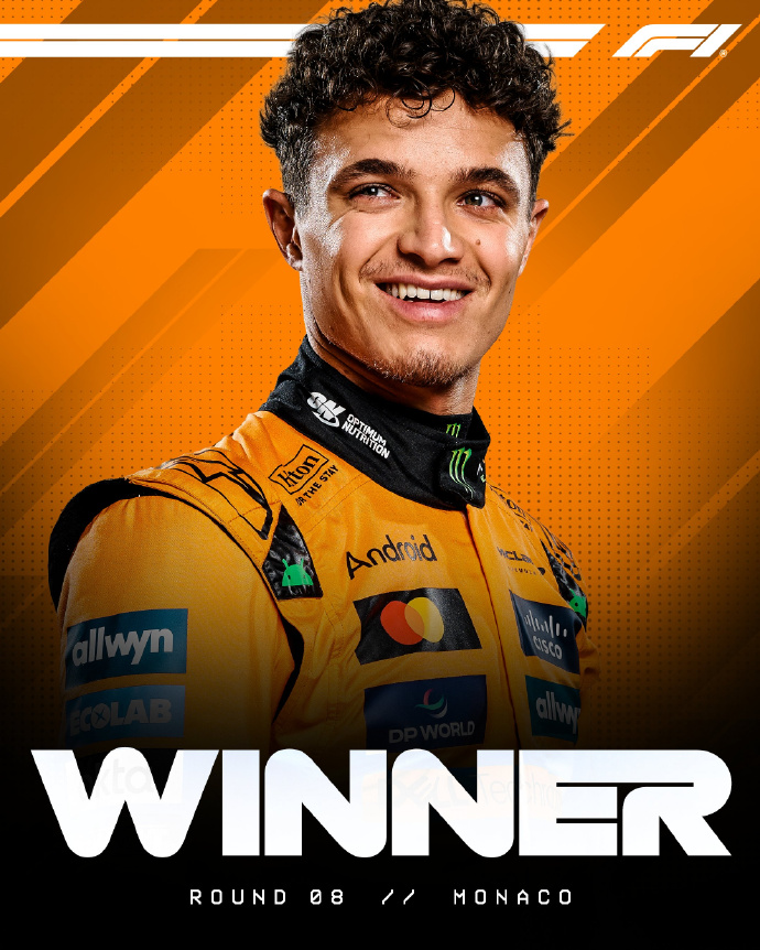 九游官网-🏎F1摩纳哥大奖赛：诺里斯杆位夺冠，乐扣、皮亚斯特里获二、三名