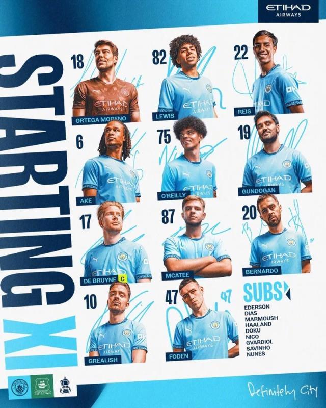 九游官网-【足总杯】奥赖利双响丁丁传射，曼城3比1普利茅斯